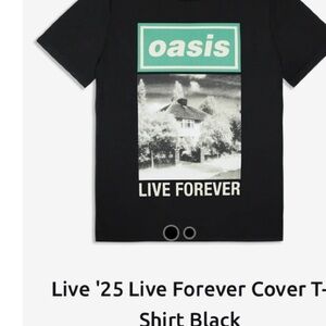 Oasis Live Forever Graphic T-Shirt
